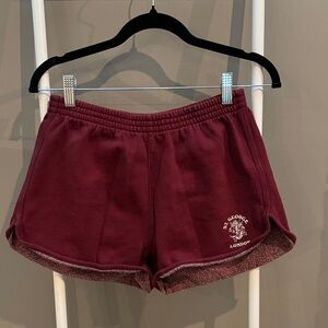 Women's John Galt Burgundy Shorts